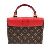 ルイ・ヴィトン LOUIS VUITTON ロッキーBB M44322 ブラウン/レッド モノグラム レディース ショルダーバッグ