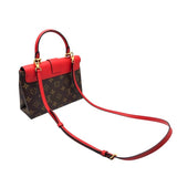 ルイ・ヴィトン LOUIS VUITTON ロッキーBB M44322 ブラウン/レッド モノグラム レディース ショルダーバッグ