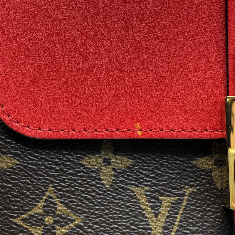 ルイ・ヴィトン LOUIS VUITTON ロッキーBB M44322 ブラウン/レッド モノグラム レディース ショルダーバッグ