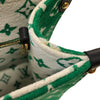 ルイ・ヴィトン LOUIS VUITTON オンザゴーPM M46216 グリーン・ホワイト モノグラム・ジャガード LVマッチ レディース ハンドバッグ