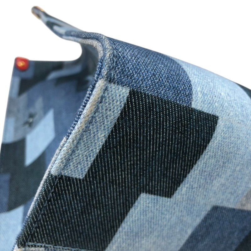 ルイ・ヴィトン LOUIS VUITTON オンザゴーGM 2Wayトートバッグ M44992 モノグラム・デニム・パッチワーク レディース ハンドバッグ