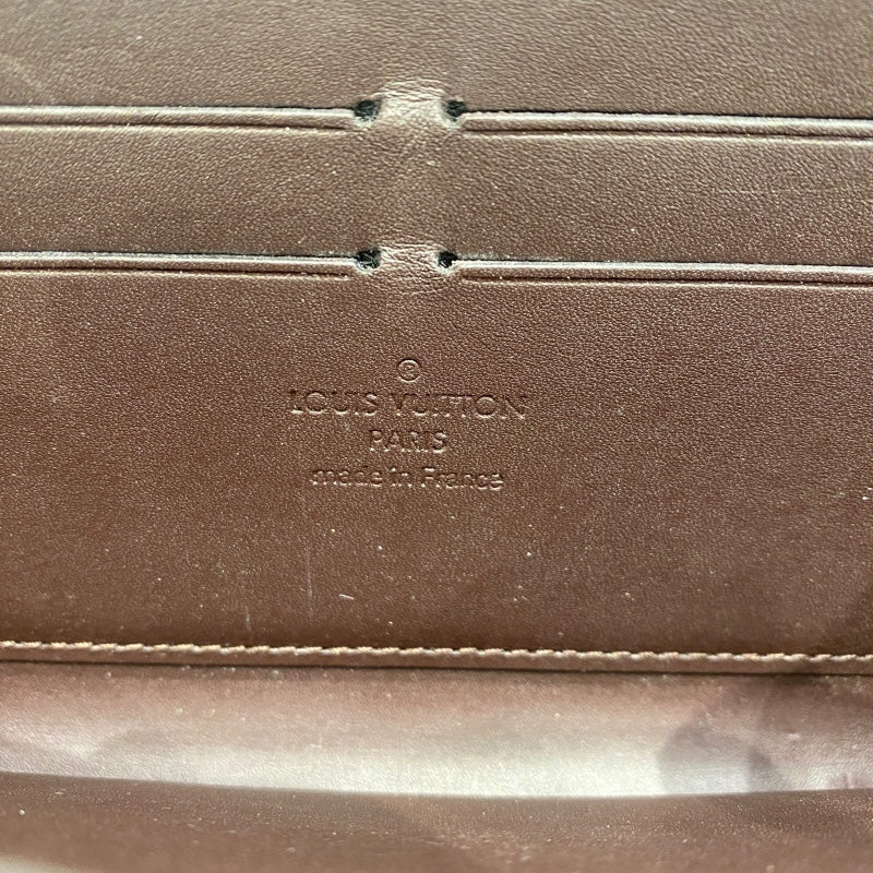 ルイ・ヴィトン LOUIS VUITTON ジッピー・ウォレット M93522 ボルドー モノグラム・ヴェルニ レディース 長財布