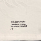 モンクレール MONCLER XFRAGMENT ロゴプリントTシャツ 8C000 コットン メンズ 半袖シャツ