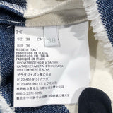 プラダ PRADA トライアングルロゴ半袖クロップドトップス GFT012 クリーム コットン レディース 半袖Ｔシャツ