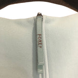 フォクシー ニューヨーク FOXEY NEW YORK Sienna　ノースリーブワンピース グリーンブルー ポリエステル レディース ワンピース