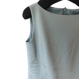 フォクシー ニューヨーク FOXEY NEW YORK Sienna　ノースリーブワンピース グリーンブルー ポリエステル レディース ワンピース