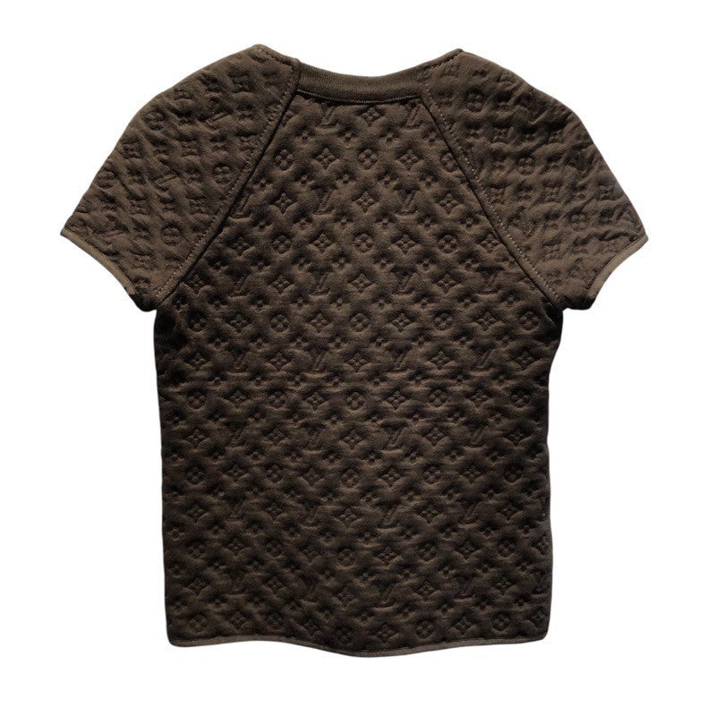 ルイ・ヴィトン LOUIS VUITTON モノグラムエンボスロゴ総柄トップス コットン レディース その他トップス