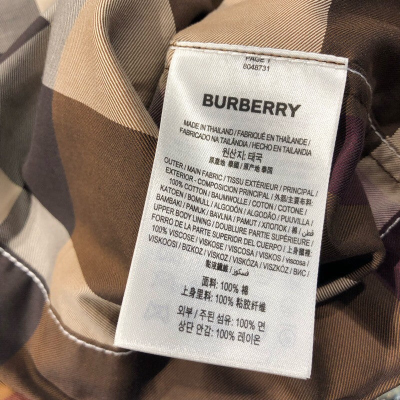 バーバリーロンドン BURBERRY LONDON チェックノースリーブワンピース 8048731 コットン レディース ワンピース