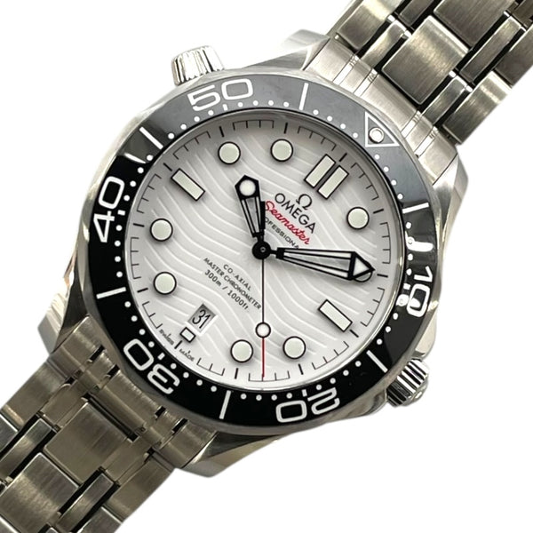 オメガ OMEGA シーマスター ダイバー300M コーアクシャル マスター クロノメーター 42MM 210.30.42.20 ホワイト SS 自動巻き メンズ 腕時計