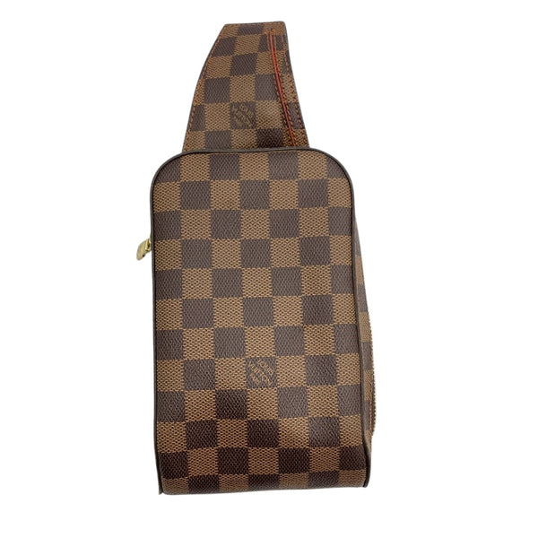 ルイ・ヴィトン LOUIS VUITTON ジェロニモス N51994 ブラウン ダミエキャンバス メンズ ボディバッグ