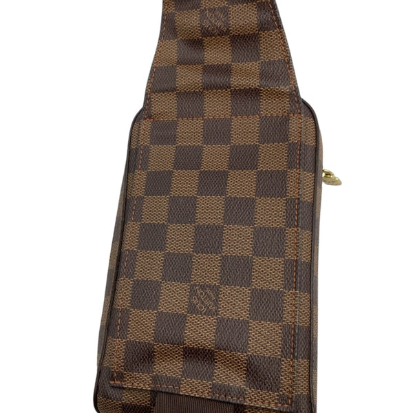 ルイ・ヴィトン LOUIS VUITTON ジェロニモス N51994 ブラウン ダミエキャンバス メンズ ボディバッグ