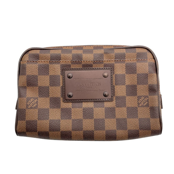 ルイ・ヴィトン LOUIS VUITTON バムバック・ブルックリン N41101 ブラウン ダミエキャンバス メンズ ボディバッグ
