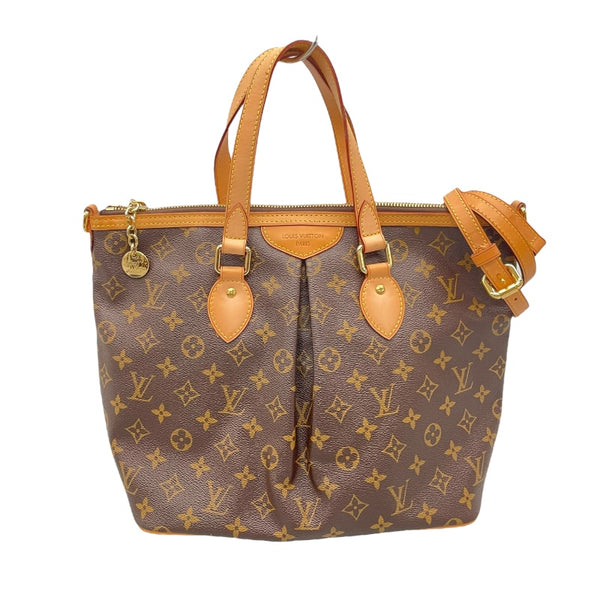 ルイ・ヴィトン LOUIS VUITTON パレルモPM M40145 ブラウン モノグラムキャンバス レディース ハンドバッグ