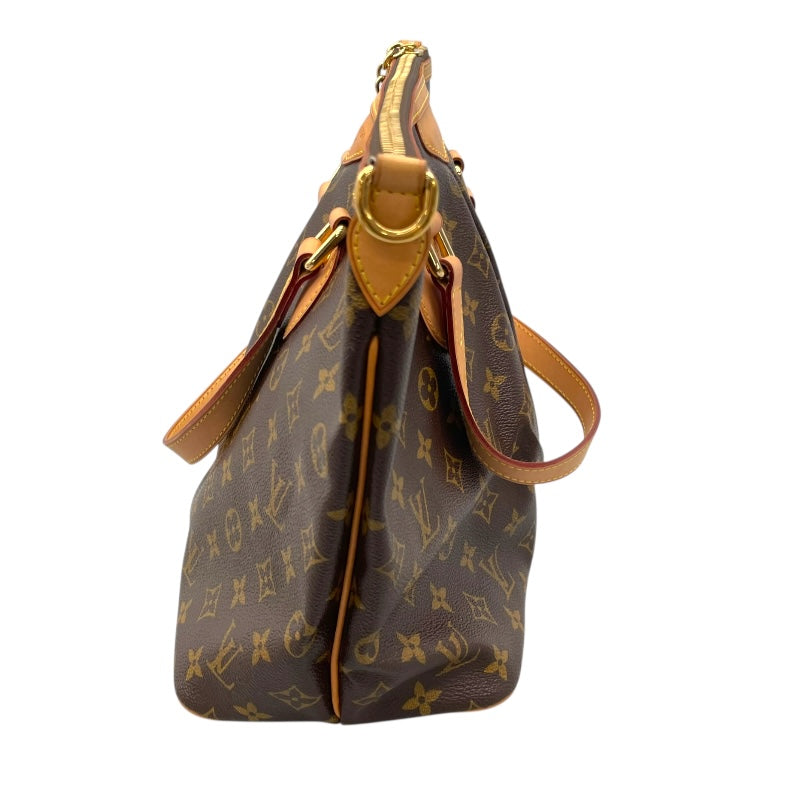ルイ・ヴィトン LOUIS VUITTON パレルモPM M40145 ブラウン モノグラムキャンバス レディース ハンドバッグ