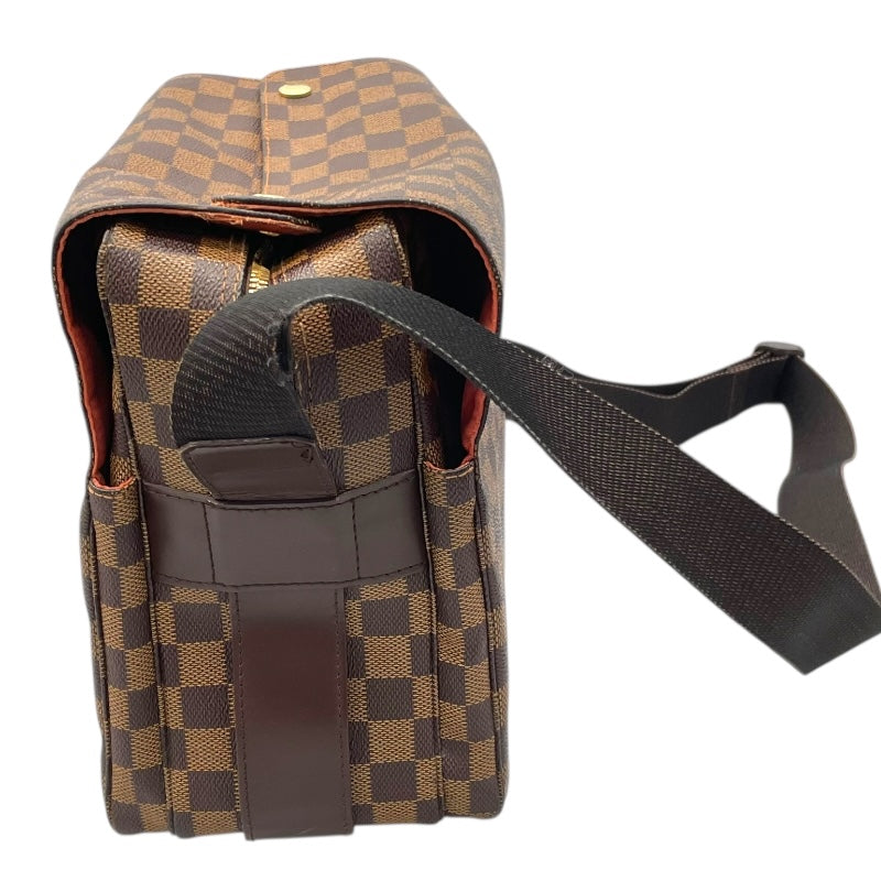 ルイ・ヴィトン LOUIS VUITTON ナヴィグリオ N45255 ブラウン ダミエ ユニセックス ショルダーバッグ