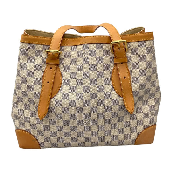 ルイ・ヴィトン LOUIS VUITTON ハムステッドMM N51206 ホワイト ダミエ・アズール レディース ハンドバッグ
