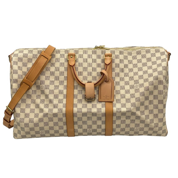 ルイ・ヴィトン LOUIS VUITTON キーポル・バンドリエール55 マルチカラー ダミエ・アズール レディース ボストンバッグ