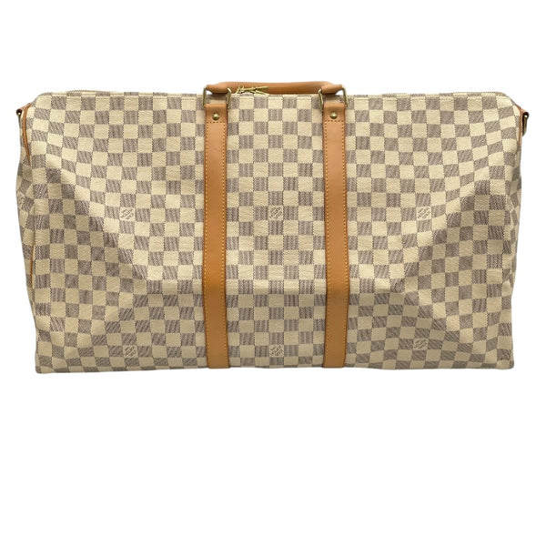 ルイ・ヴィトン LOUIS VUITTON キーポル・バンドリエール55 マルチカラー ダミエ・アズール レディース ボストンバッグ