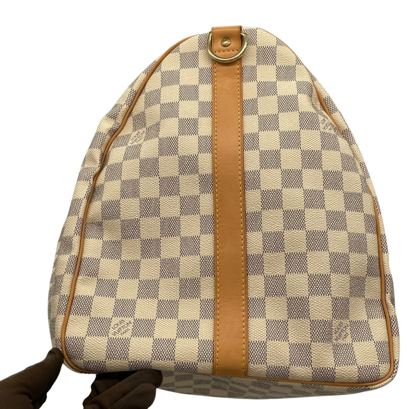 ルイ・ヴィトン LOUIS VUITTON キーポル・バンドリエール55 マルチカラー ダミエ・アズール レディース ボストンバッグ