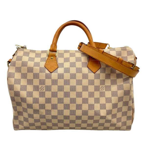 ルイ・ヴィトン LOUIS VUITTON スピ―ディ・バンドリエール35 M43013 ホワイト ダミエ・アズール レディース ハンドバッグ