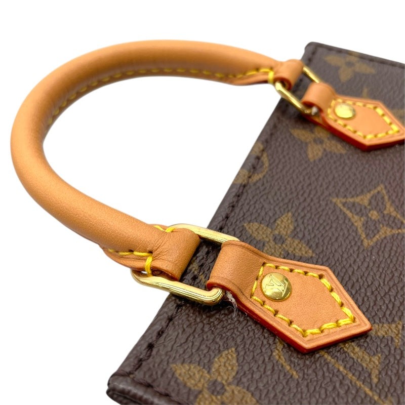 ルイ・ヴィトン LOUIS VUITTON プティット・サックプラ M69442 ブラウン モノグラム・キャンバス レディース ショルダーバッグ