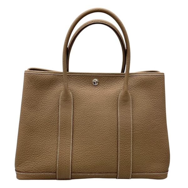 エルメス HERMES ガーデンパーティPM U刻印 エトゥープ シルバー金具 ネゴンダ レディース トートバッグ