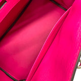 エルメス HERMES バーキン25 Z刻印 ローズショッキング シルバー金具 ジョナサン レディース ハンドバッグ