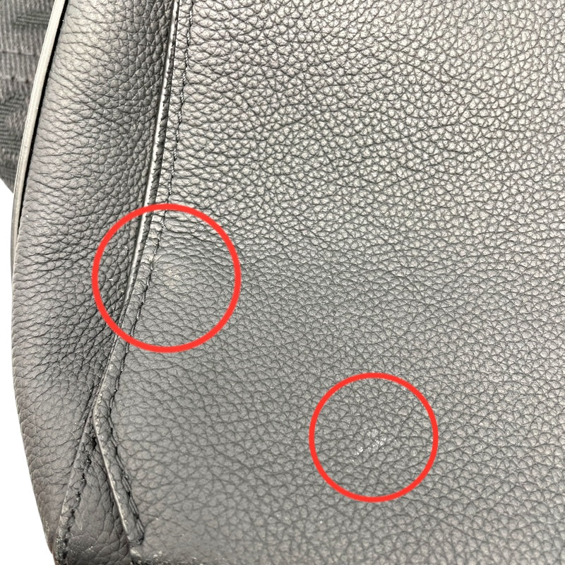 ルイ・ヴィトン LOUIS VUITTON テイクオフ・メッセンジャー M57080 ブラック カーフレザー メンズ ショルダーバッグ