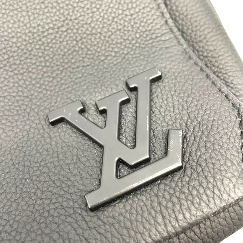 ルイ・ヴィトン LOUIS VUITTON テイクオフ・メッセンジャー M57080 ブラック カーフレザー メンズ ショルダーバッグ