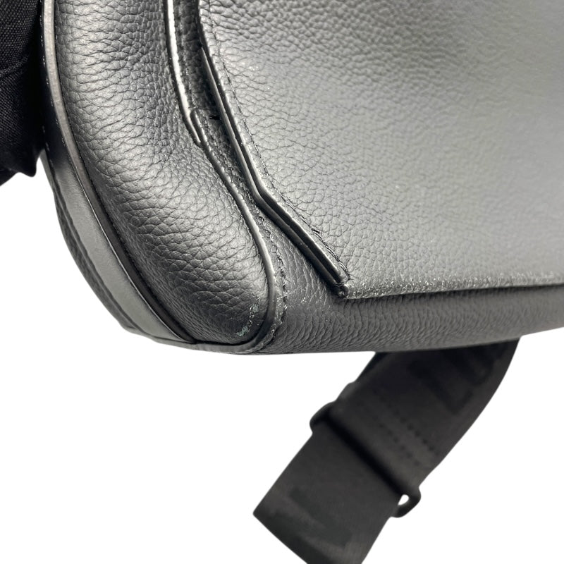ルイ・ヴィトン LOUIS VUITTON テイクオフ・メッセンジャー M57080 ブラック カーフレザー メンズ ショルダーバッグ