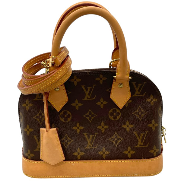 ルイ・ヴィトン LOUIS VUITTON アルマBB M46990 ブラウン モノグラム・キャンバス レディース ハンドバッグ