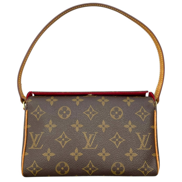 ルイ・ヴィトン LOUIS VUITTON レシタル M51900 ブラウン モノグラム・キャンバス レディース ハンドバッグ