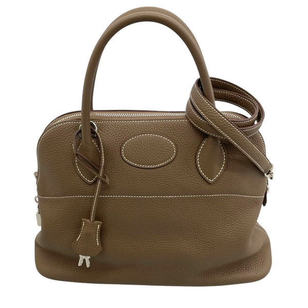 エルメス HERMES ボリード31 X刻印 エトゥープ/SV金具 トリヨン レディース ショルダーバッグ