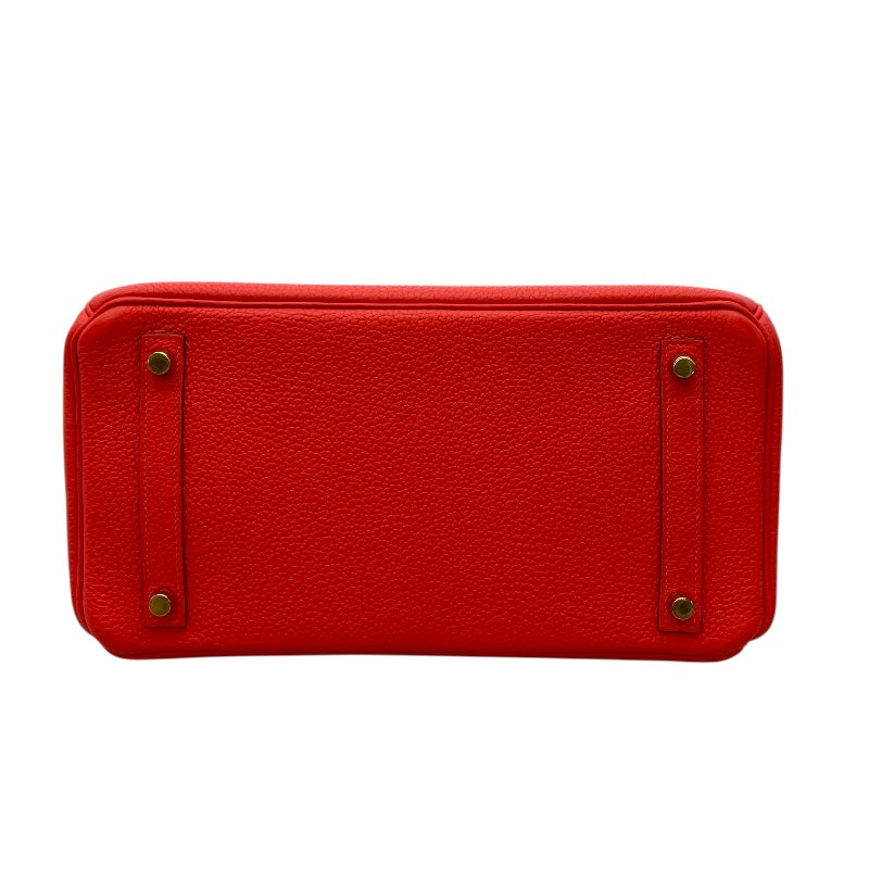 エルメス HERMES バーキン30 □R刻 ブーゲンビリア/GD金具 トリヨンクレマンス レディース ハンドバッグ