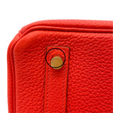 エルメス HERMES バーキン30 □R刻 ブーゲンビリア/GD金具 トリヨンクレマンス レディース ハンドバッグ