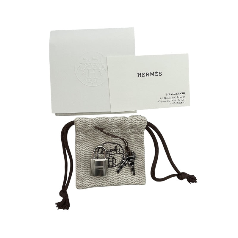 エルメス HERMES ピコタンロックMM W刻印 ブラック シルバー金具 トリヨン レディース ハンドバッグ