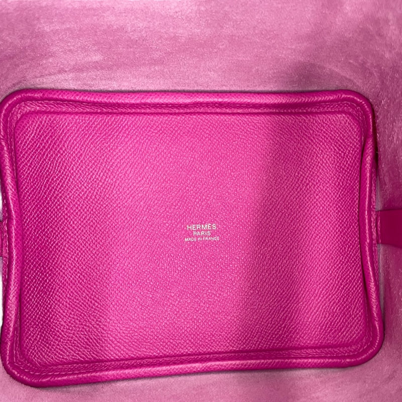 エルメス HERMES ピコタンロックMM C刻 マグノリア・ブルーサフィール・クレ エプソン レディース ハンドバッグ