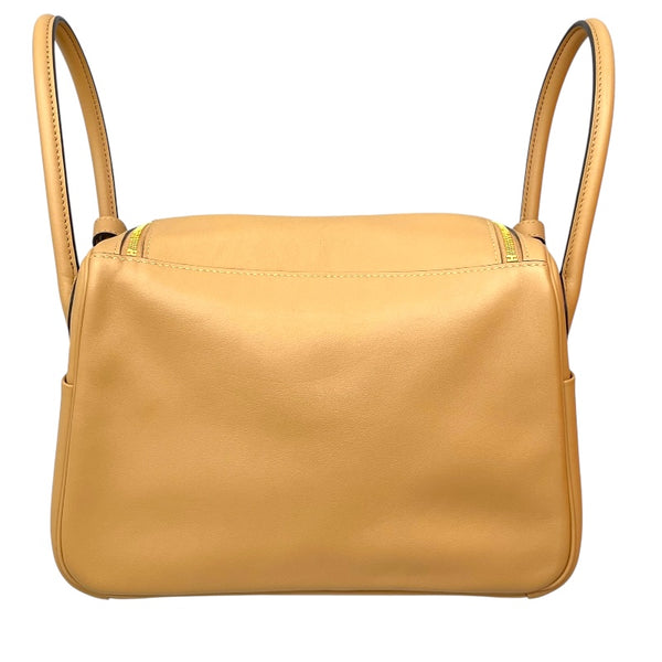 エルメス HERMES リンディ26 ヴェルソ B刻 チャイ・モーブシルベストル/ゴールド金具 スイフト レディース ハンドバッグ