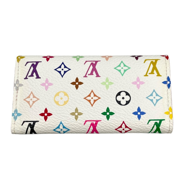 ルイ・ヴィトン LOUIS VUITTON ミュルティクレ4 M93731 ホワイト マルチカラー・キャンバス レディース キーケース