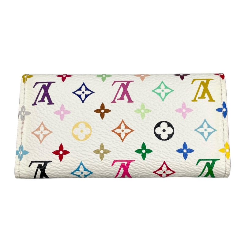 ルイ・ヴィトン LOUIS VUITTON ミュルティクレ4 M93731 ホワイト マルチカラー・キャンバス レディース キーケース