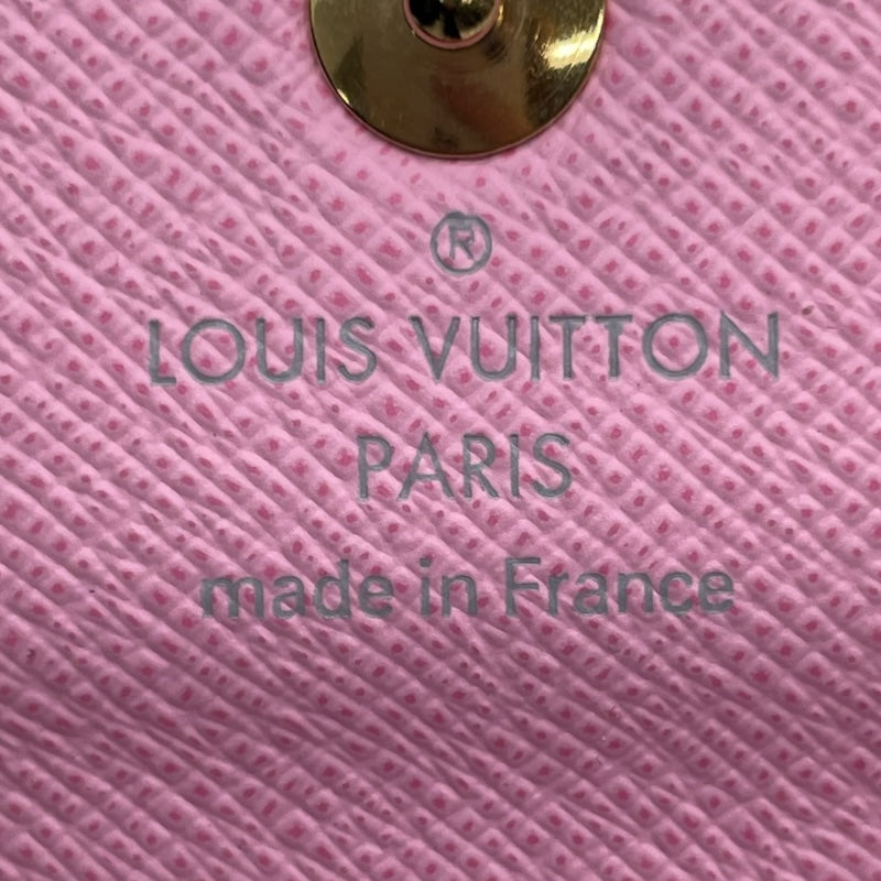 ルイ・ヴィトン LOUIS VUITTON ミュルティクレ4 M93731 ホワイト マルチカラー・キャンバス レディース キーケース