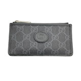 グッチ GUCCI フラグメントケース 697７17 ブラック GGスプリーム メンズ コインケース