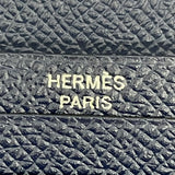 エルメス HERMES ベアンスフレ X刻 ブルーネイビー SV金具 エプソン メンズ 長財布