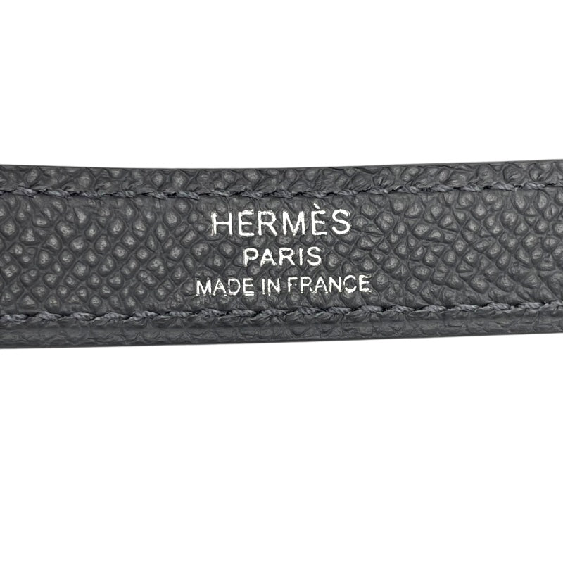 エルメス HERMES ケリー25 外縫い W刻 グリミスティ/シルバー×ゴールド金具 エプソン レディース ショルダーバッグ
