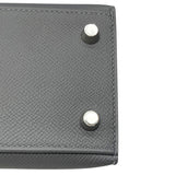 エルメス HERMES ケリー25 外縫い W刻 グリミスティ/シルバー×ゴールド金具 エプソン レディース ショルダーバッグ