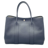 エルメス HERMES ガーデンパーティPM Z刻印 ブルーニュイ シルバー金具 ネゴンダ レディース ハンドバッグ