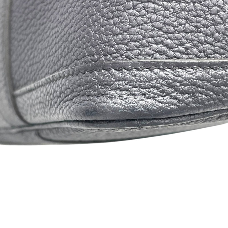 エルメス HERMES ガーデンパーティPM Z刻印 ブルーニュイ シルバー金具 ネゴンダ レディース ハンドバッグ