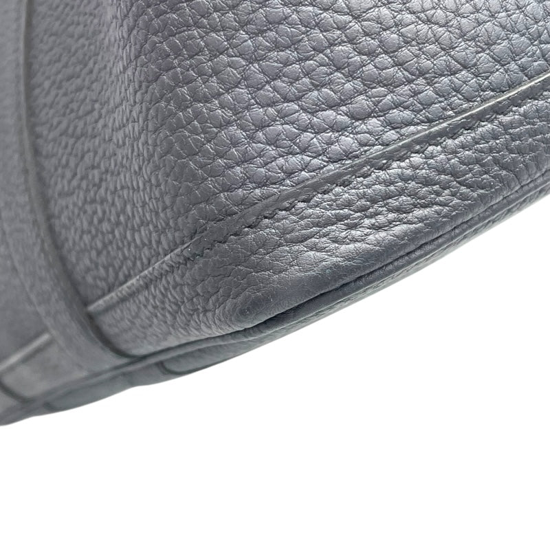 エルメス HERMES ガーデンパーティPM Z刻印 ブルーニュイ シルバー金具 ネゴンダ レディース ハンドバッグ