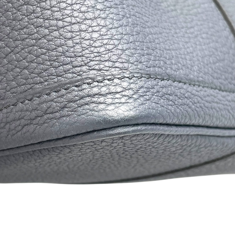 エルメス HERMES ガーデンパーティPM Z刻印 ブルーニュイ シルバー金具 ネゴンダ レディース ハンドバッグ