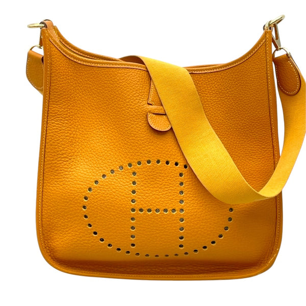 エルメス HERMES エブリン1PM □H刻印 ナチュラルサブレ ゴールド金具 トリヨン レディース ショルダーバッグ